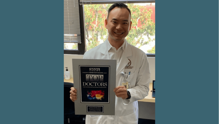 Dr. Daniel Huang Holds Top Doctor Award