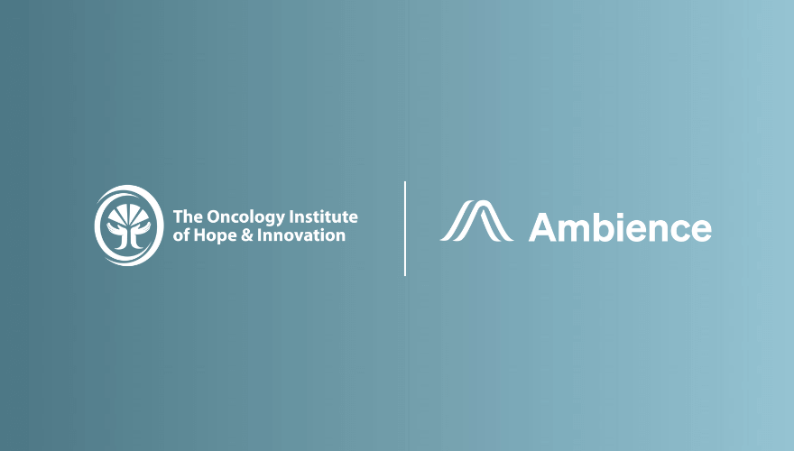 TOI and Ambience Healthcare Logos